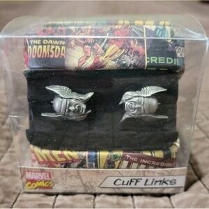 Marvel‎ Silver Cuff Links